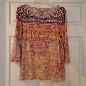 Sonoma, Large, Women's, Mul-Ti Color Top